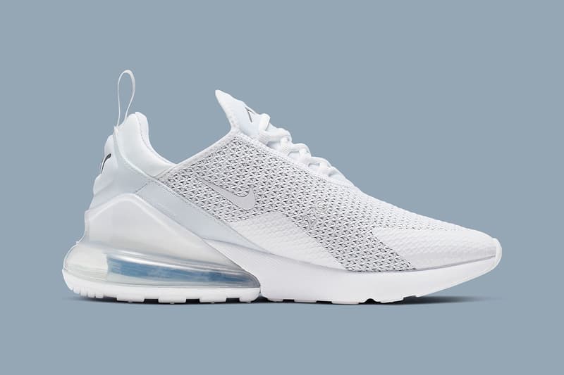 nike air max 270 flyknit pure platinum