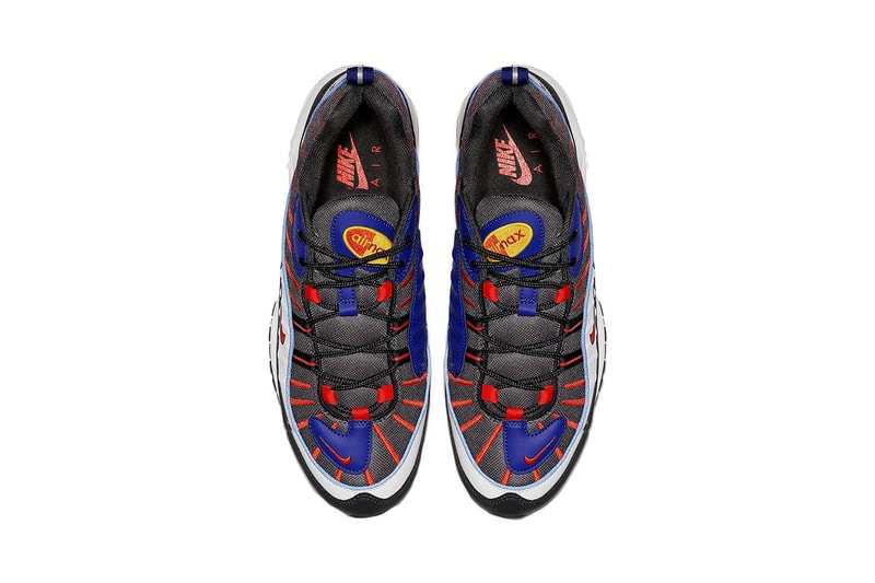 nike air max 97 white blue orange