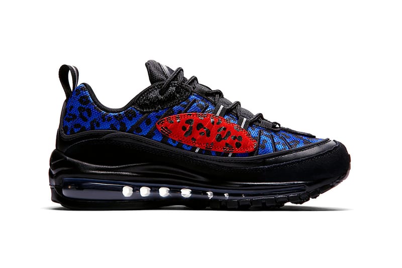 Air max 98 black blue clearance red