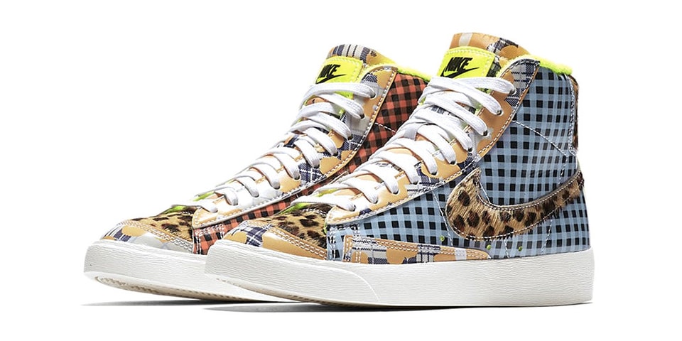 nike blazer mid patchwork