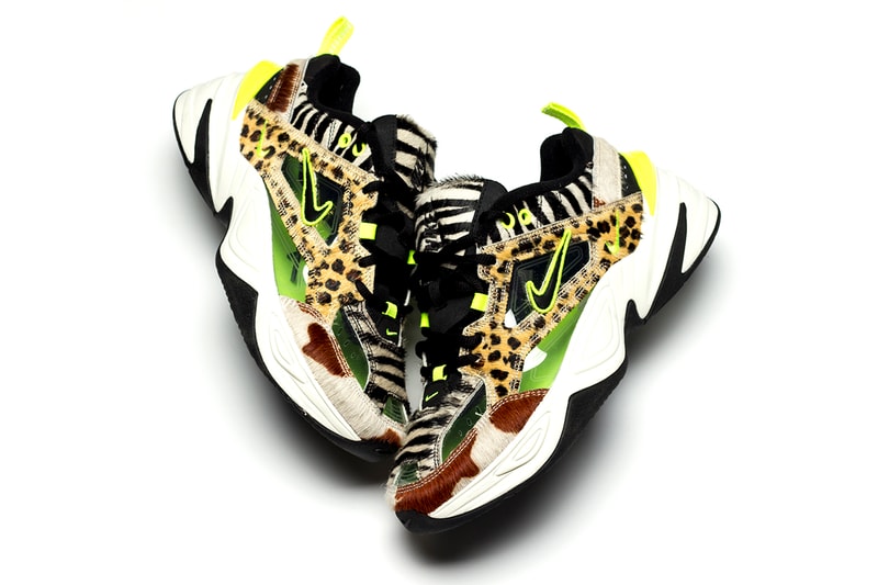 nike multi animal print m2k tekno trainers