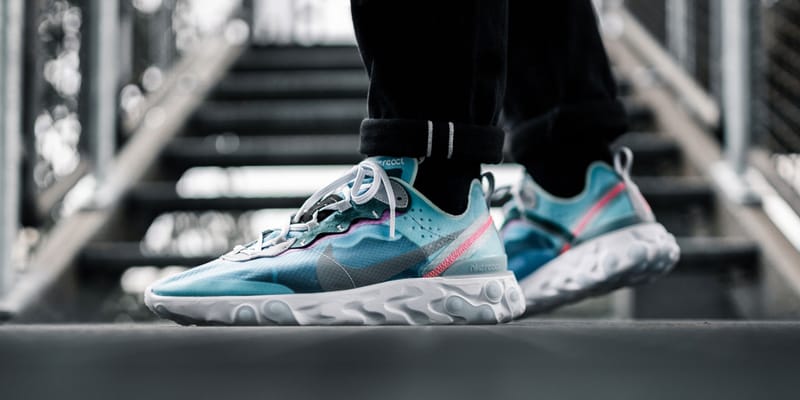 Nike react element hot sale see through