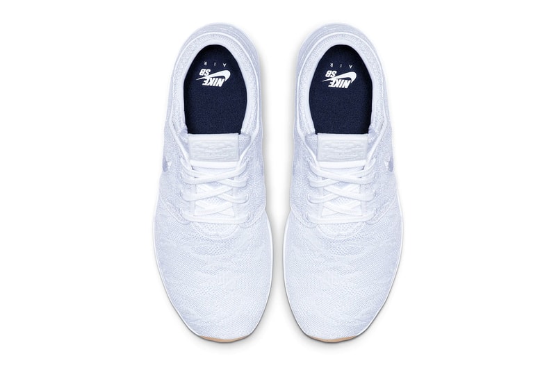 nike sb janoski deep jungle & white skate shoes