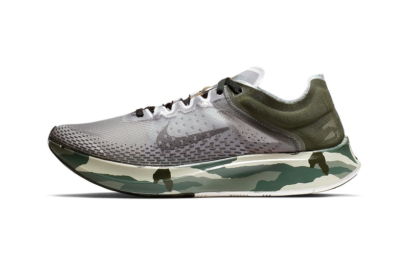 nike zoom fly sp desert moss
