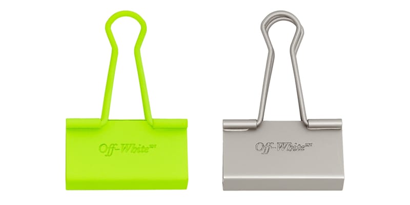 Off-White™ Binder Clip Release | Hypebeast