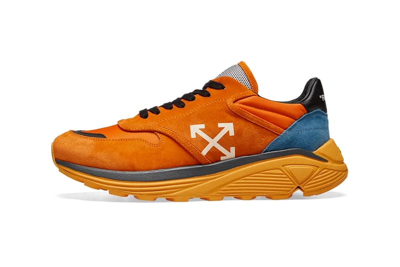 Off white 2025 orange sneakers