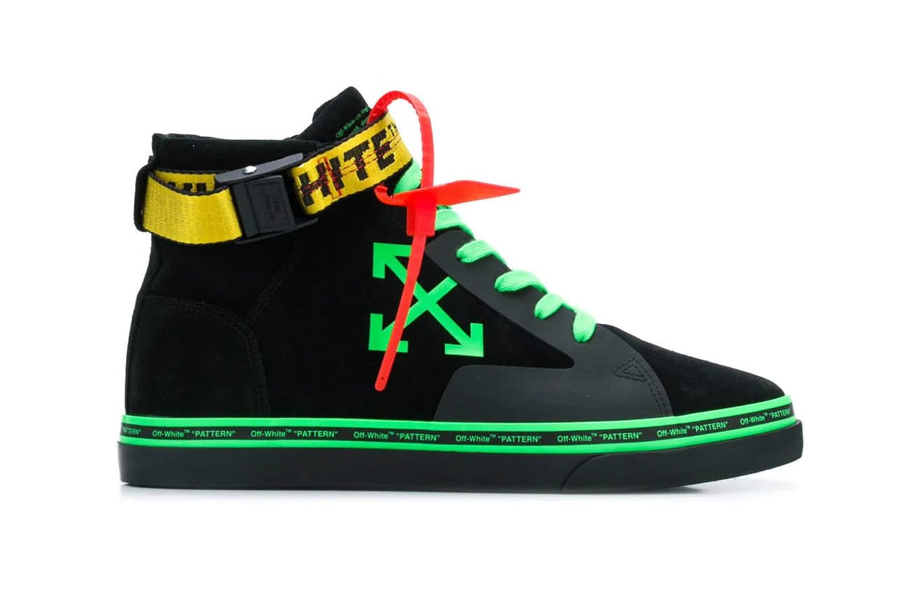 Off-White™ Skate Sneaker Green Gray Release | Hypebeast
