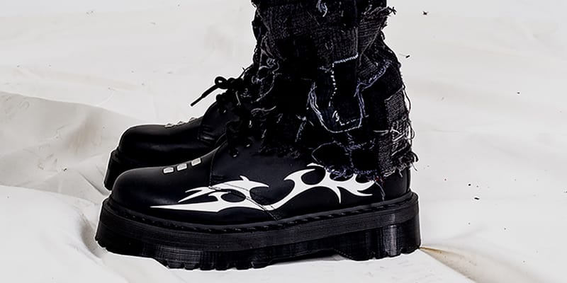 Dr martens x pleasures clearance 1461 tribal