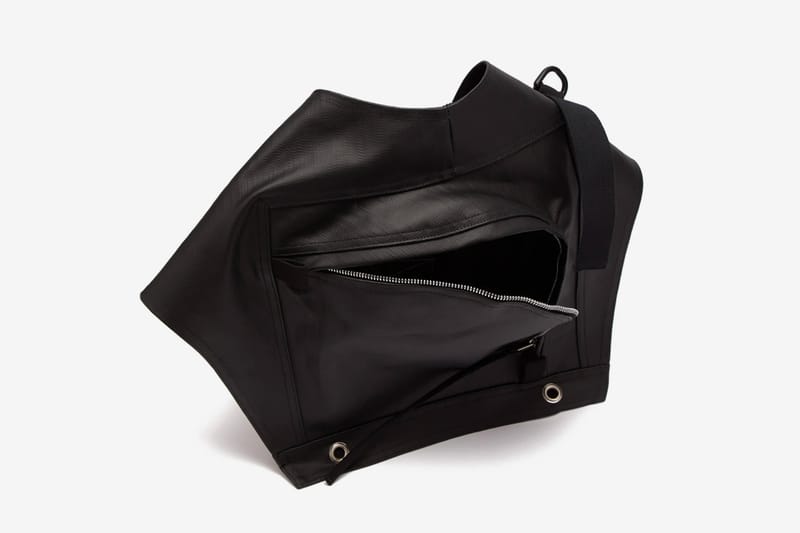 Rick Owens Rubberized Cotton Utility Belt Bag Release Hypebeast