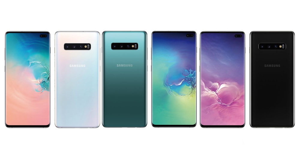 Слиты характеристики каждой модели Samsung Galaxy S10