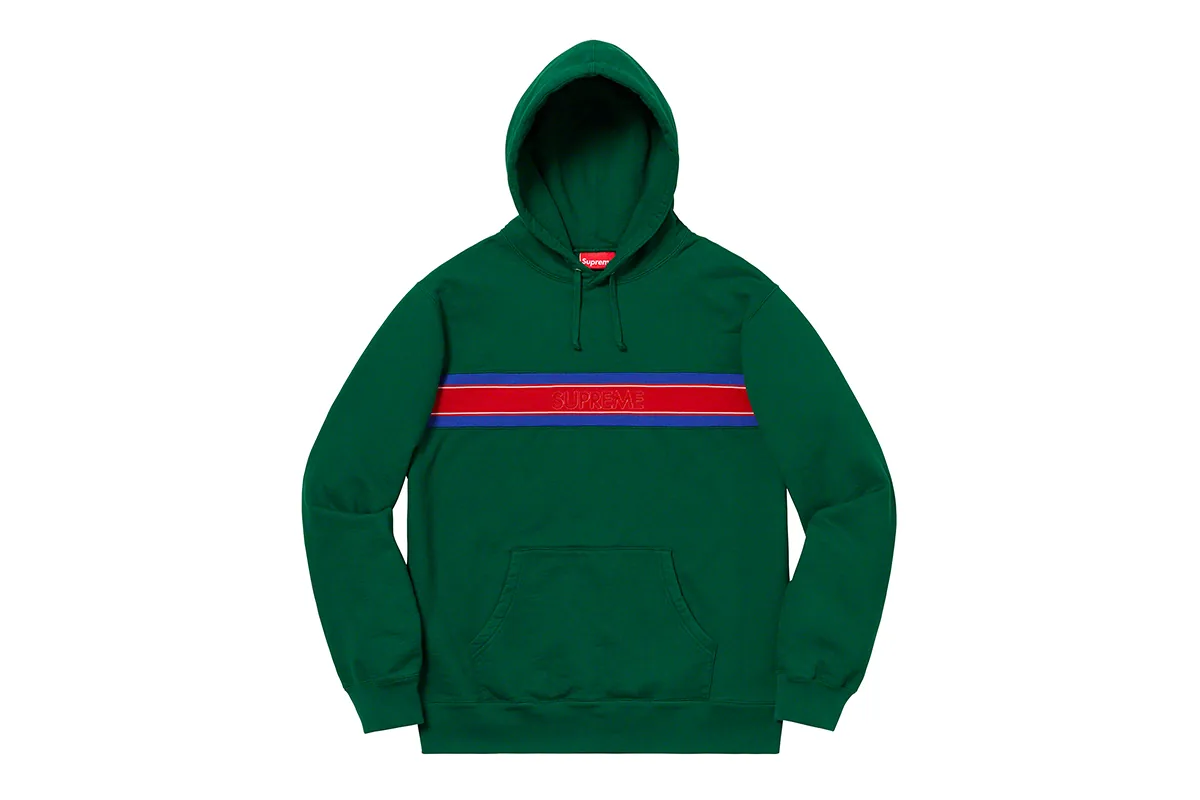 Supreme on sale sweatshirt green