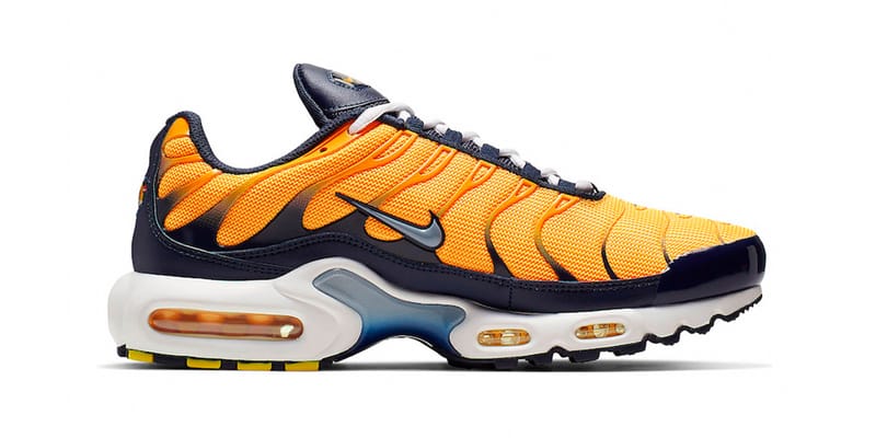 Orange and navy blue air max best sale