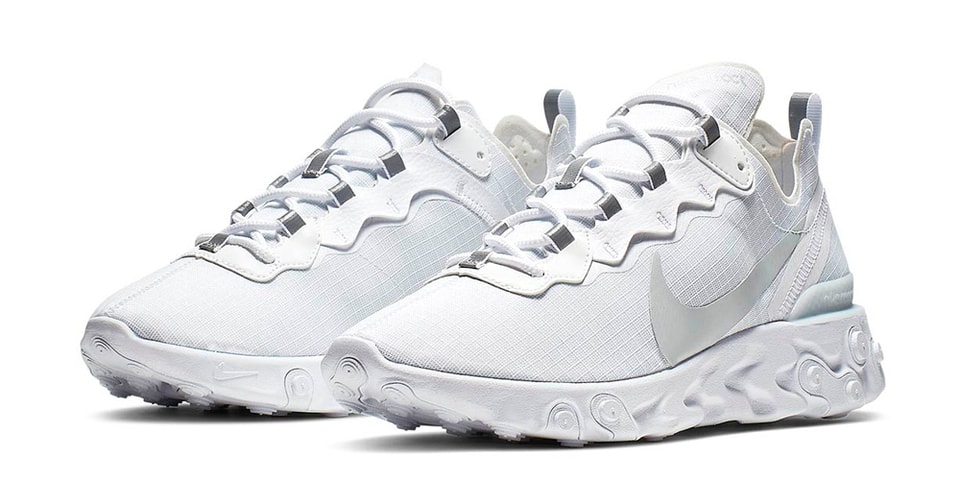 nike react element mens white