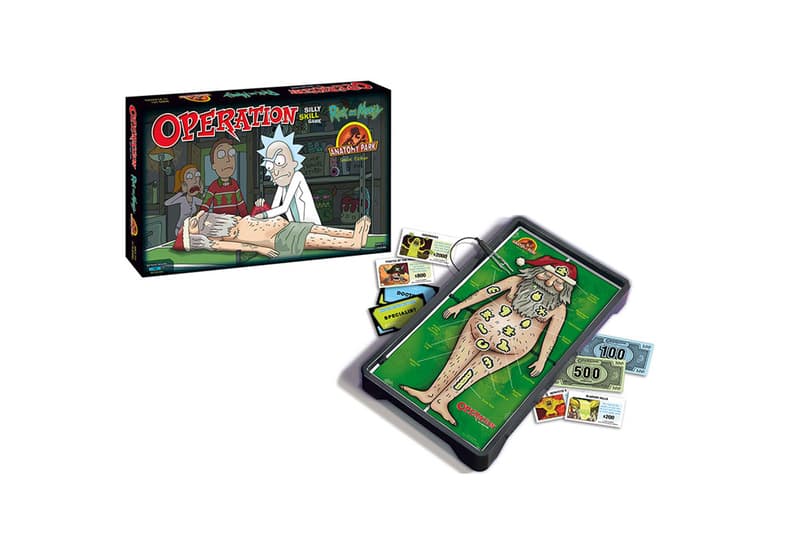 Usaopoly Rick and Morty Edition Operation Board Game Hypebeast