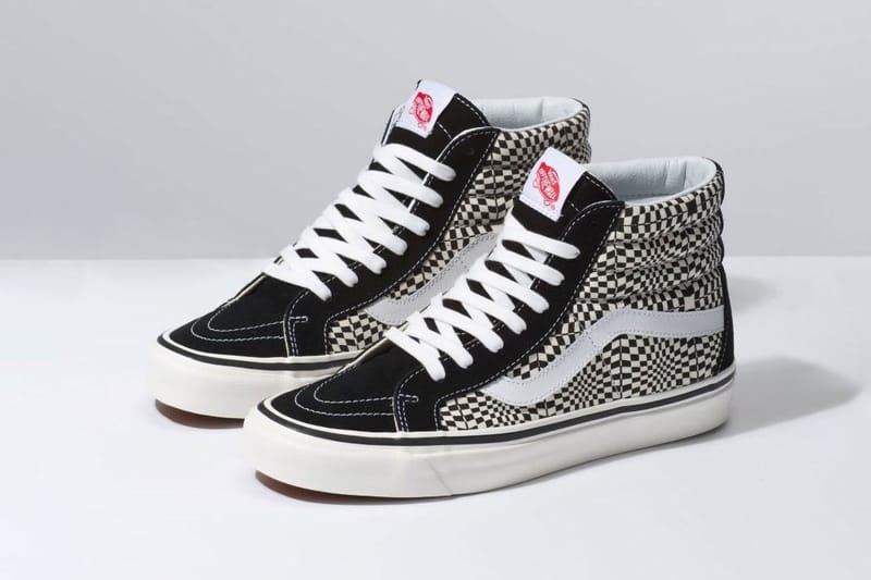 Warped hot sale checkered vans