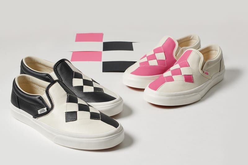 Vans checkerboard outlet leather