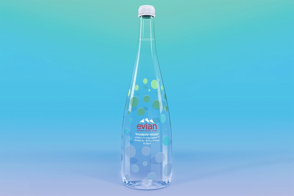 Evian C-o Virgil Abloh Limited Edition 'Rainbow Inside'