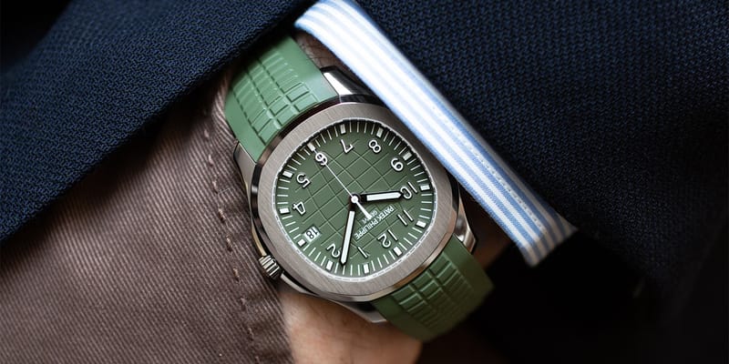 Patek 5168g green sale