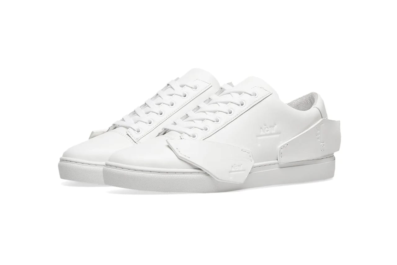 A-COLD-WALL* Shard Low White Leather Sneaker Drop | HYPEBEAST