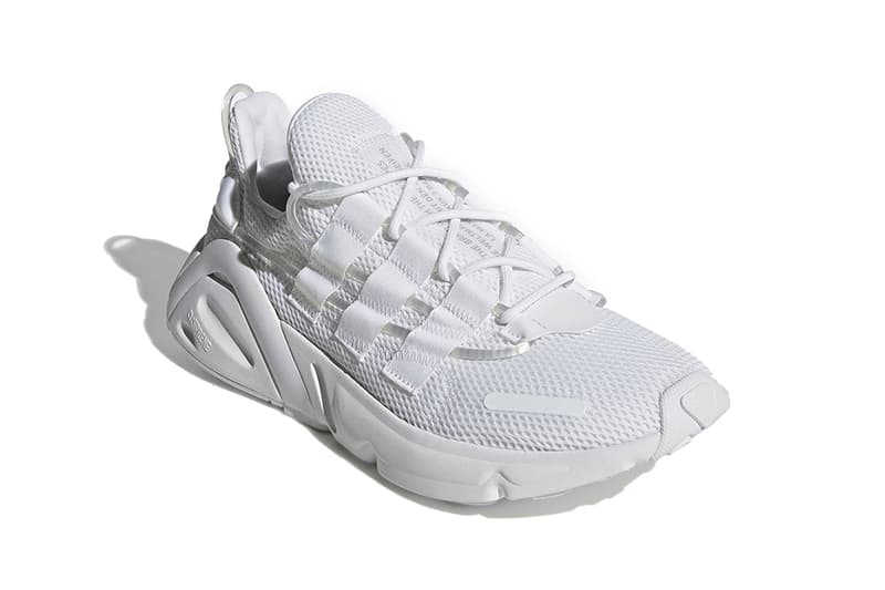 adidas originals lxcon adiprene sneakers in triple white