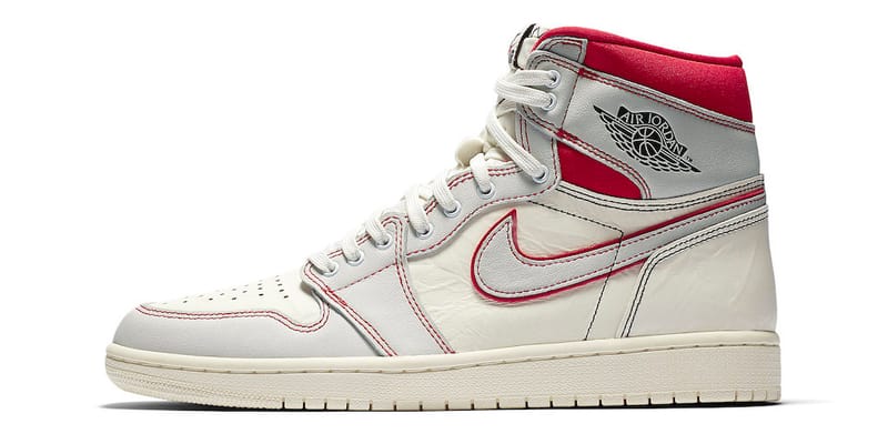 Air jordan 1 sail university cheap red stockx