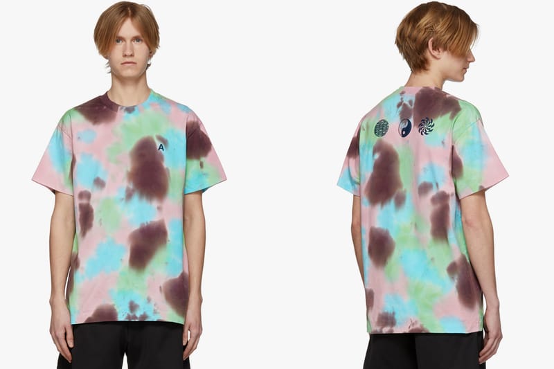 AMBUSH SSENSE 'A' Waves Tie-Dye T-Shirt Exclusive | Hypebeast