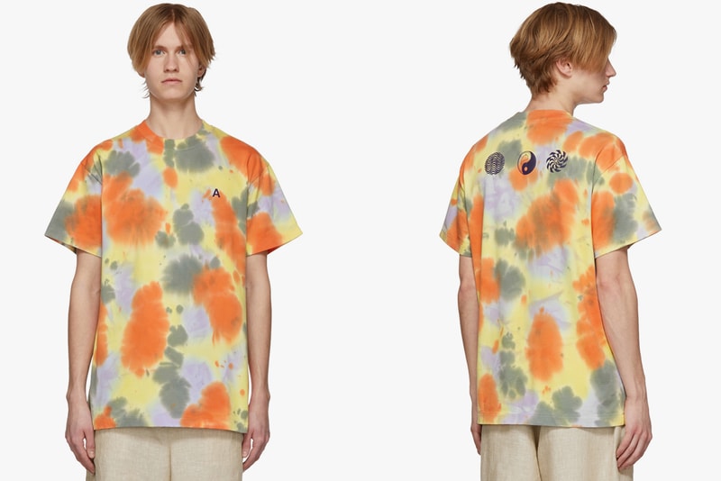 AMBUSH SSENSE 'A' Waves Tie-Dye T-Shirt Exclusive | Hypebeast
