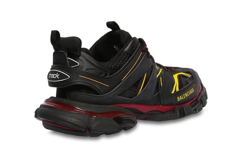 balenciaga black and yellow trainers