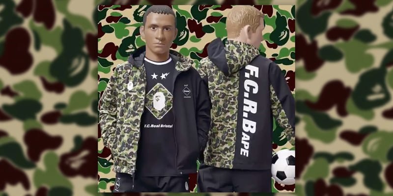 BAPE x F.C.R.B. SEPARATE PRACTICE JACKET S□BAPE x FCRB SEPARATE