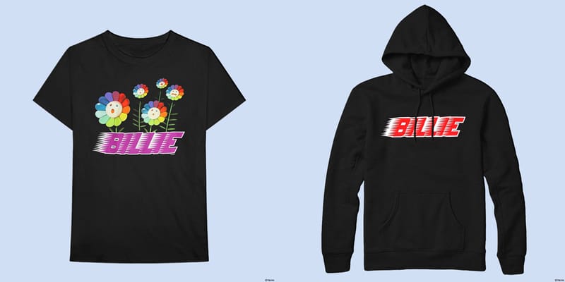 トップス Billie Eilish Takashi Murakami T-Shirt Takashi Murakami x Billie Eilish Melted Blohsh Tee Black