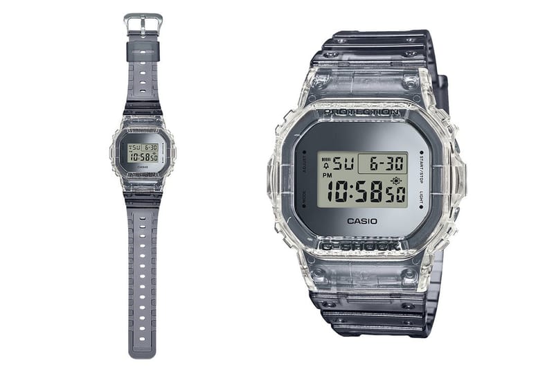 Casio transparent outlet watch