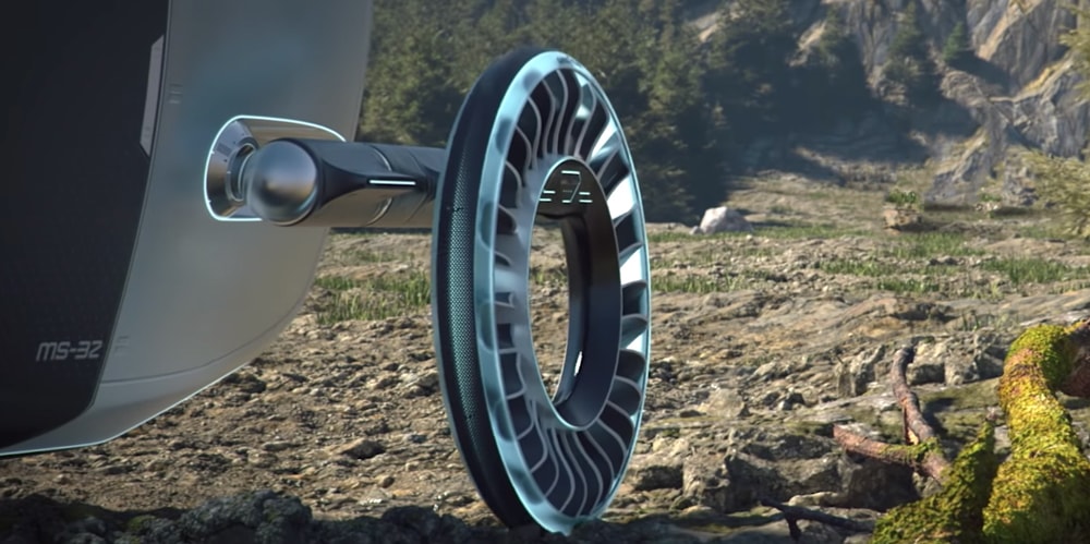 Goodyear предлагает вкус будущего со своими летающими шинами Aero Concept