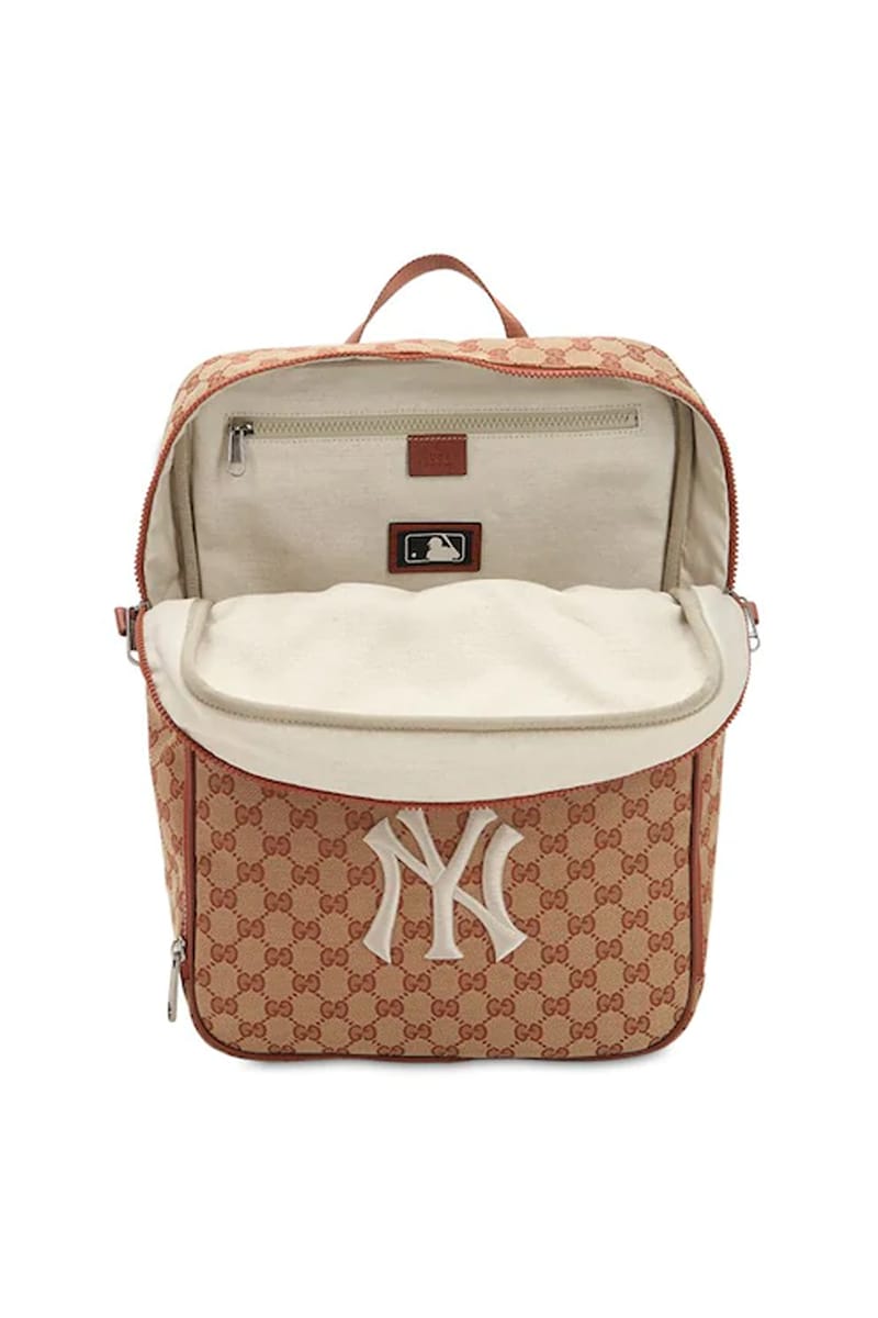 Gucci sales yankees backpack