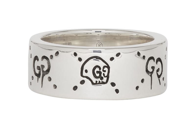 Gucci silver store gg ring