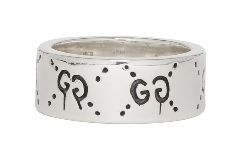 Gucci ghost ring womens sale