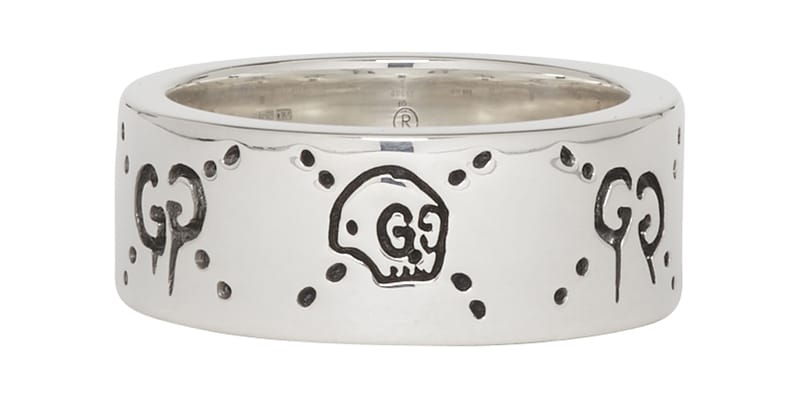 Gucci Sterling Silver GucciGhost Ring | Hypebeast