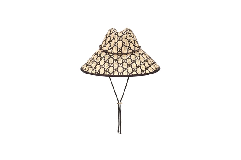Gucci GG Raffia Wide-Brim Hat | Drops | Hypebeast