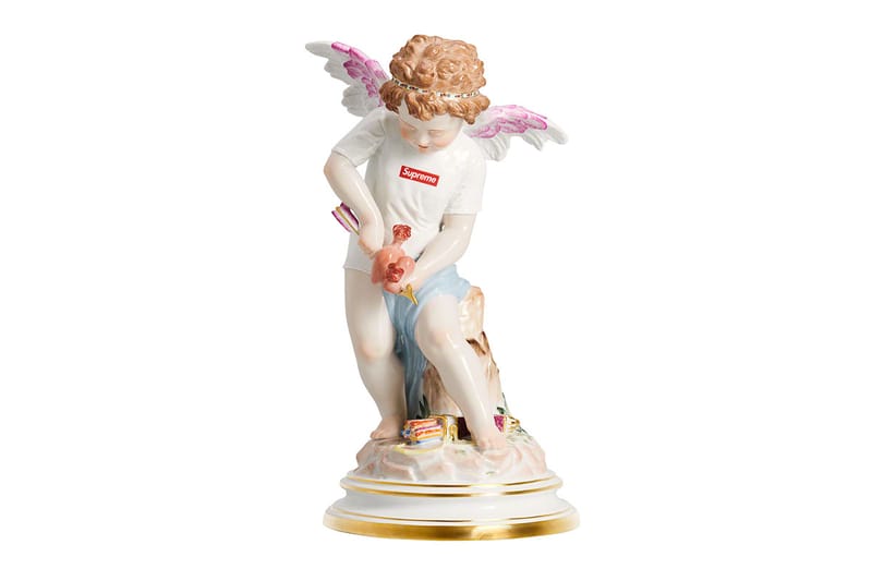 Supreme x Meissen Handpainted Cupid Figure Video | Hypebeast