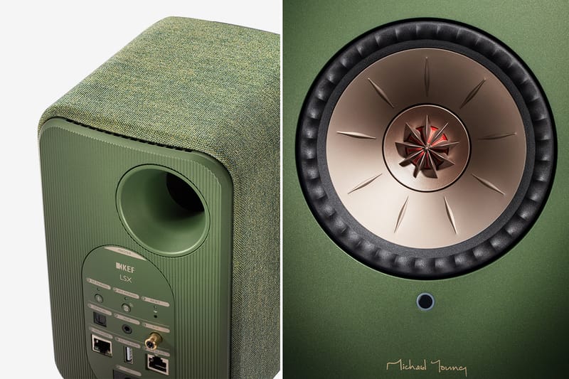 KEF LSX オリーブ Michael Young シグネチャーモデル KEF LSX Speaker Designed by Michael Young | Hypebeast