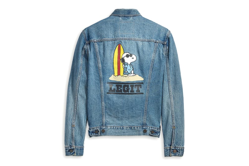 Levi's snoopy store denim jacket