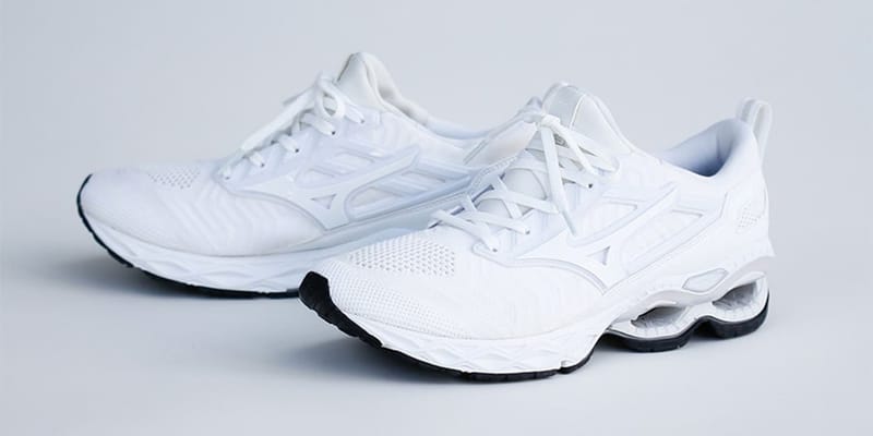 Mizuno Wave Creation Waveknit Triple White Release Hypebeast