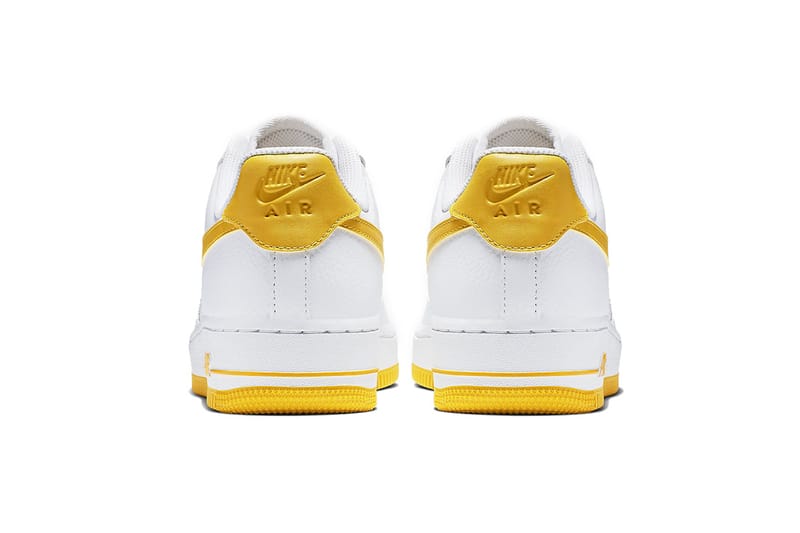 White and yellow on sale air force ones