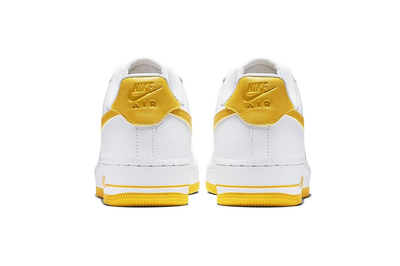 white air force 1 with yellow laces