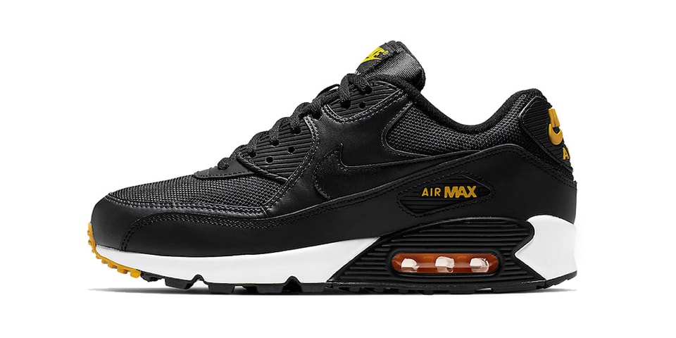 nike air max 90 black yellow