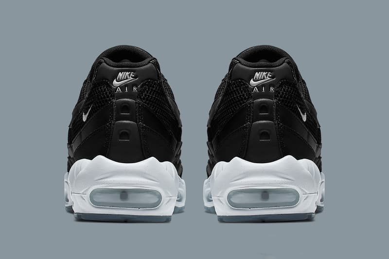 nike black and grey ombre air max 95 og trainers