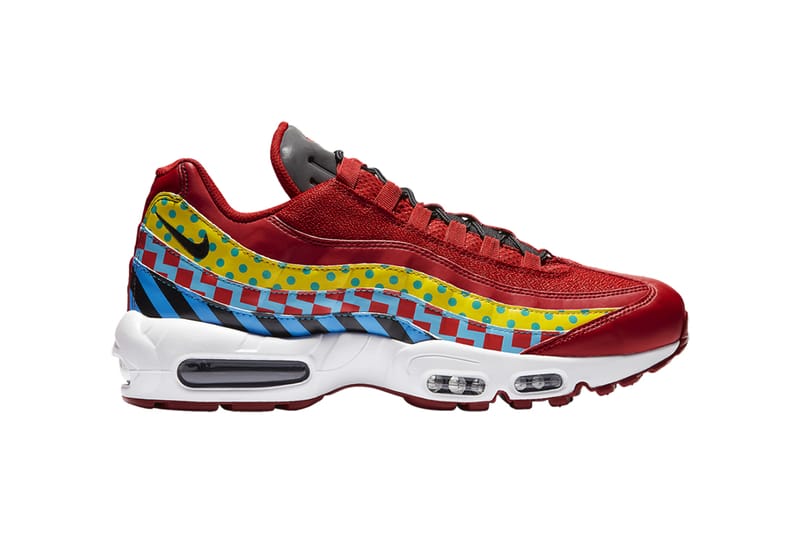 nike air max 95 gym red black white