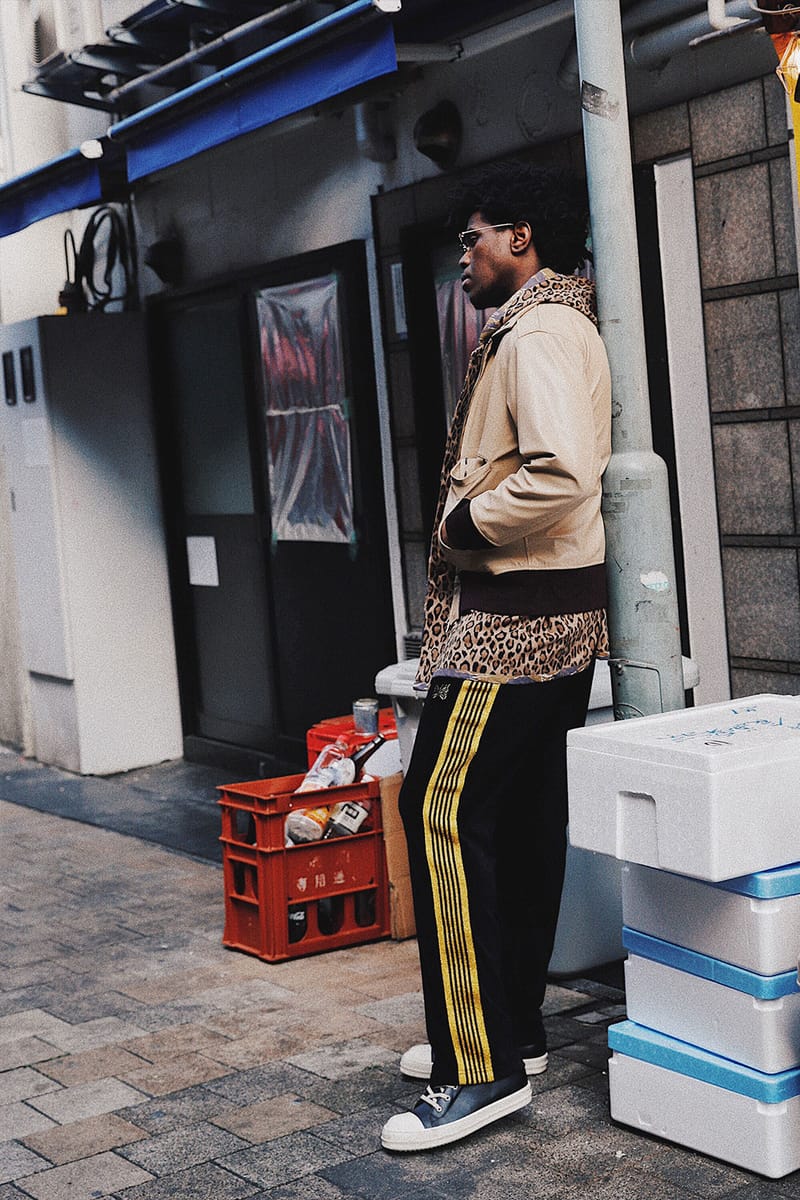 NEEDLES × NUBIAN TRACK PANTS-