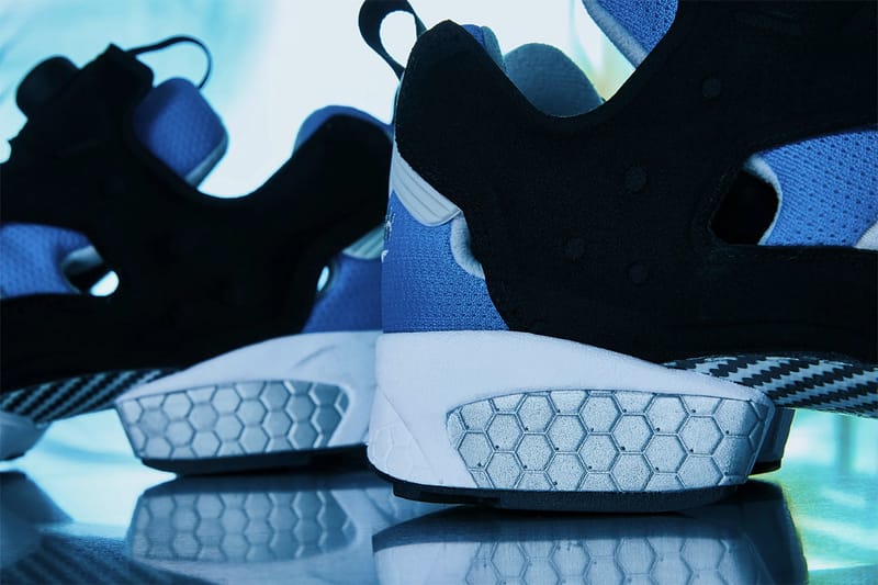 靴 REEBOK INSTAPUMP FURY Blue Grey Amazon.com | Reebok Instapump Fury Tech Mens Running