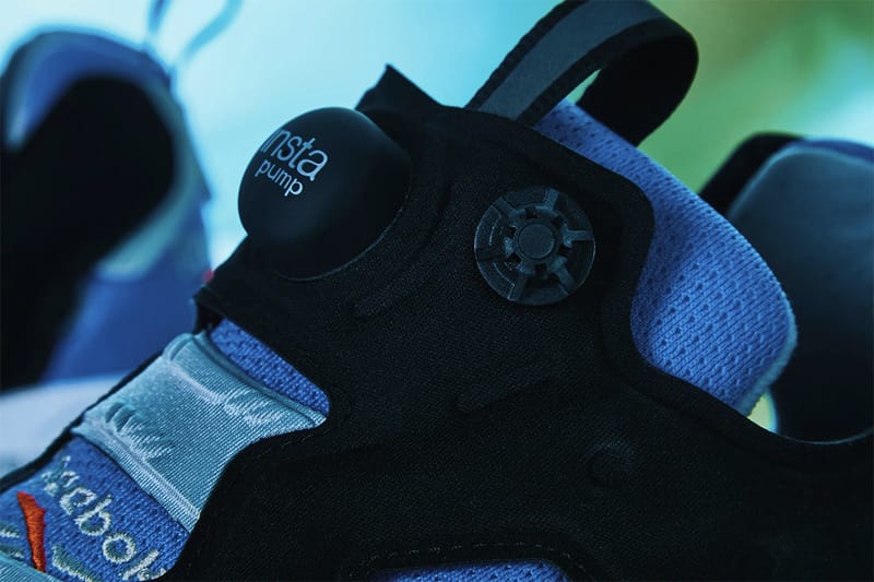 靴 REEBOK INSTAPUMP FURY Blue Grey Reebok Instapump Fury OG in 