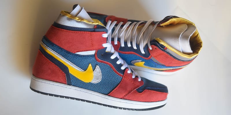 sacai x Air Jordan 1 AMAC Customs Closer Look Hypebeast